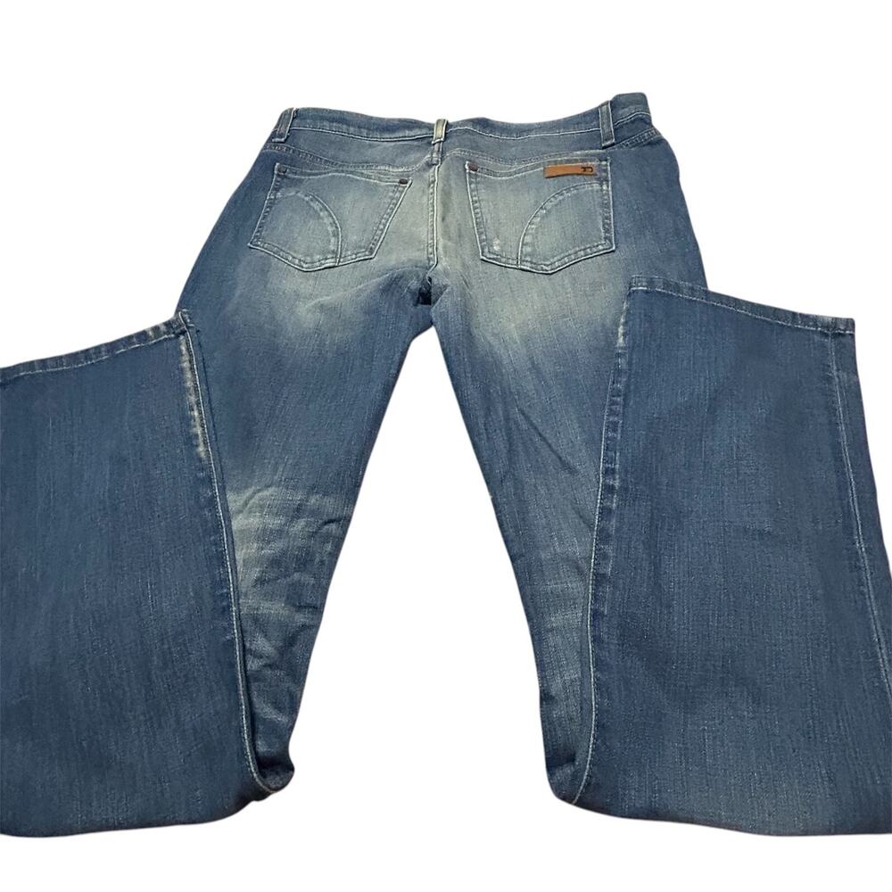 Joe's Danie Bootcut Jeans Womens 29 Blue Denim Low Rise Stonewash Distressed